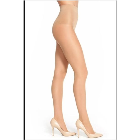 FALKE Shape 20 Control Top Pantyhose Beige Small NEW - Picture 3 of 8